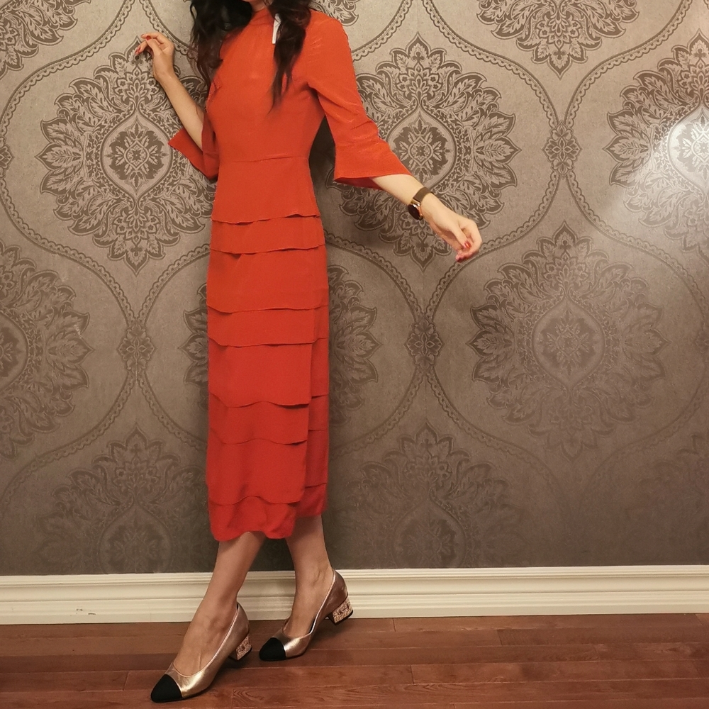 BNWT Iris and Ink 100% silk dress